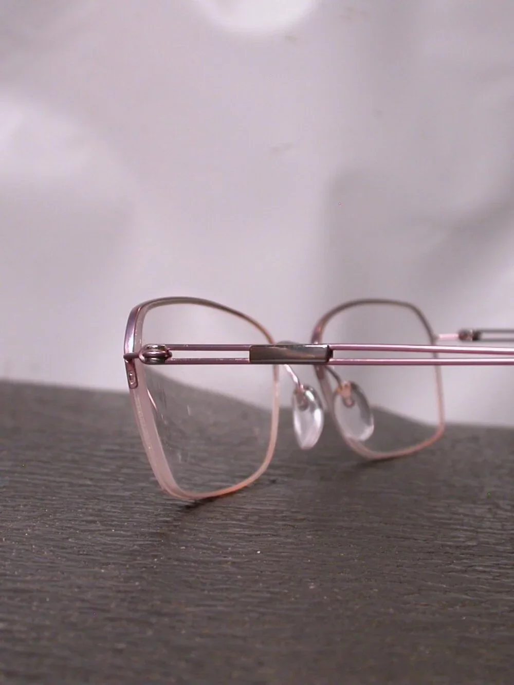 Silhouette Titan Frameless Light Pink Wire Eyeglasses Made in Austria